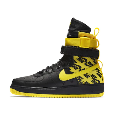 Nike SF Air Force 1 High Black Dynamic Yellow