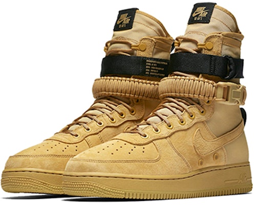 Nike SF Air Force 1 High Club Gold 864024-700 - Emas Mewah Lookbook Nike SF Air Force 1 High Club Gold 864024-700 - Emas Mewah