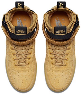 Nike SF Air Force 1 High Club Gold 864024-700 - Emas Mewah Shop Nike SF Air Force 1 High Club Gold 864024-700 - Emas Mewah