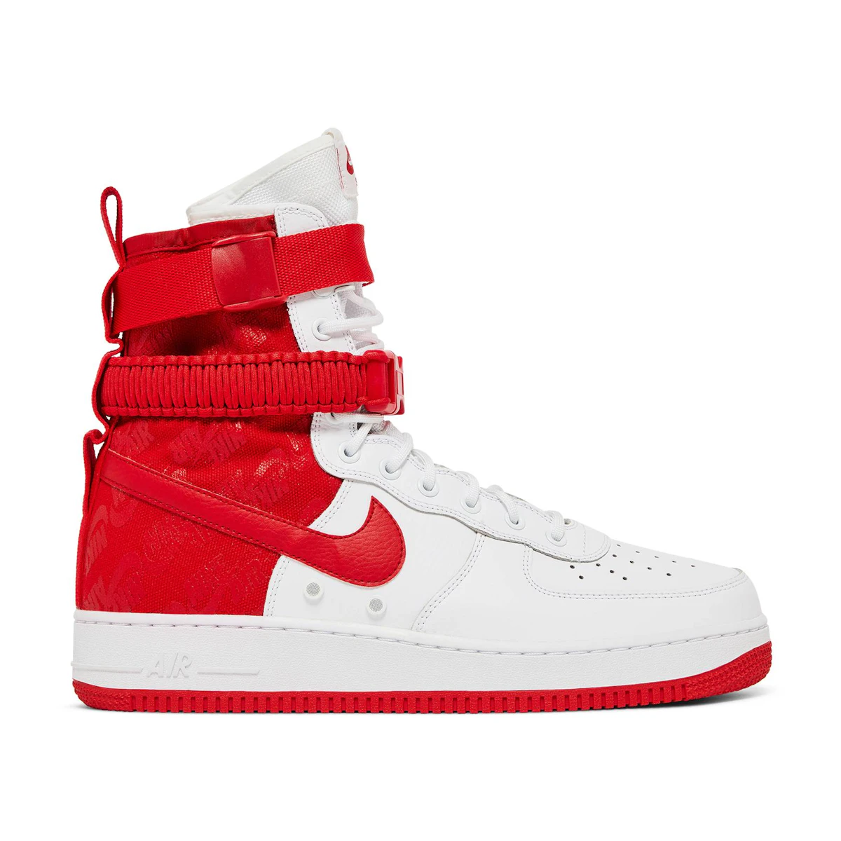 Buy Nike SF Air Force High White University Red AR1955-100