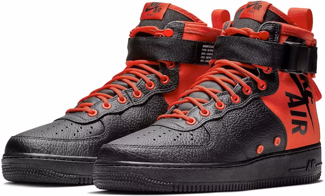 Nike SF Air Force 1 Mid 'Habanero Red Black' 917753-601 Shop Nike SF Air Force 1 Mid 'Habanero Red Black' 917753-601