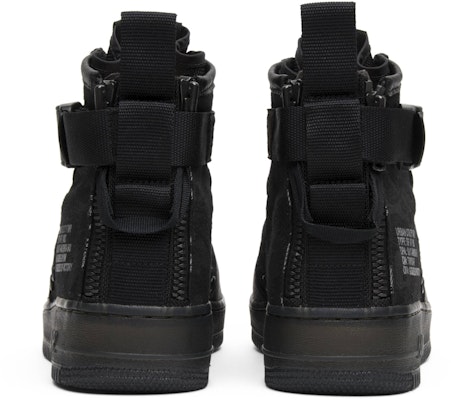 나이키 SF 에어포스 1 미드 블랙 카고 카키 AA7345-001 Details for 나이키 SF 에어포스 1 미드 블랙 카고 카키 AA7345-001