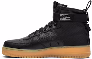 Lookbook Nike SF Air Force 1 Mid Black Gum 917753-003