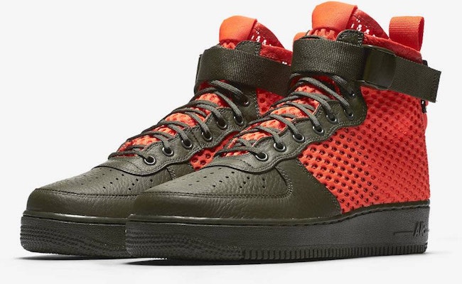 Nike SF 空軍 1 中筒 卡其綠 極致深紅 AA7345-300 Order Nike SF 空軍 1 中筒 卡其綠 極致深紅 AA7345-300