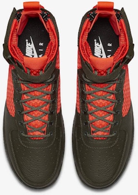 Nike SF 空軍 1 中筒 卡其綠 極致深紅 AA7345-300 Lookbook Nike SF 空軍 1 中筒 卡其綠 極致深紅 AA7345-300