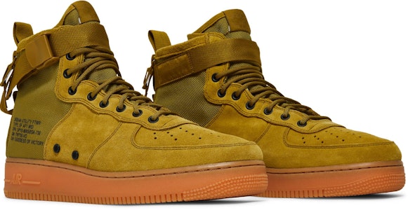 Nike SF Air Force 1 Mid Desert Moss 917753-301 - Warna Tanah Gurun Cheap Nike SF Air Force 1 Mid Desert Moss 917753-301 - Warna Tanah Gurun