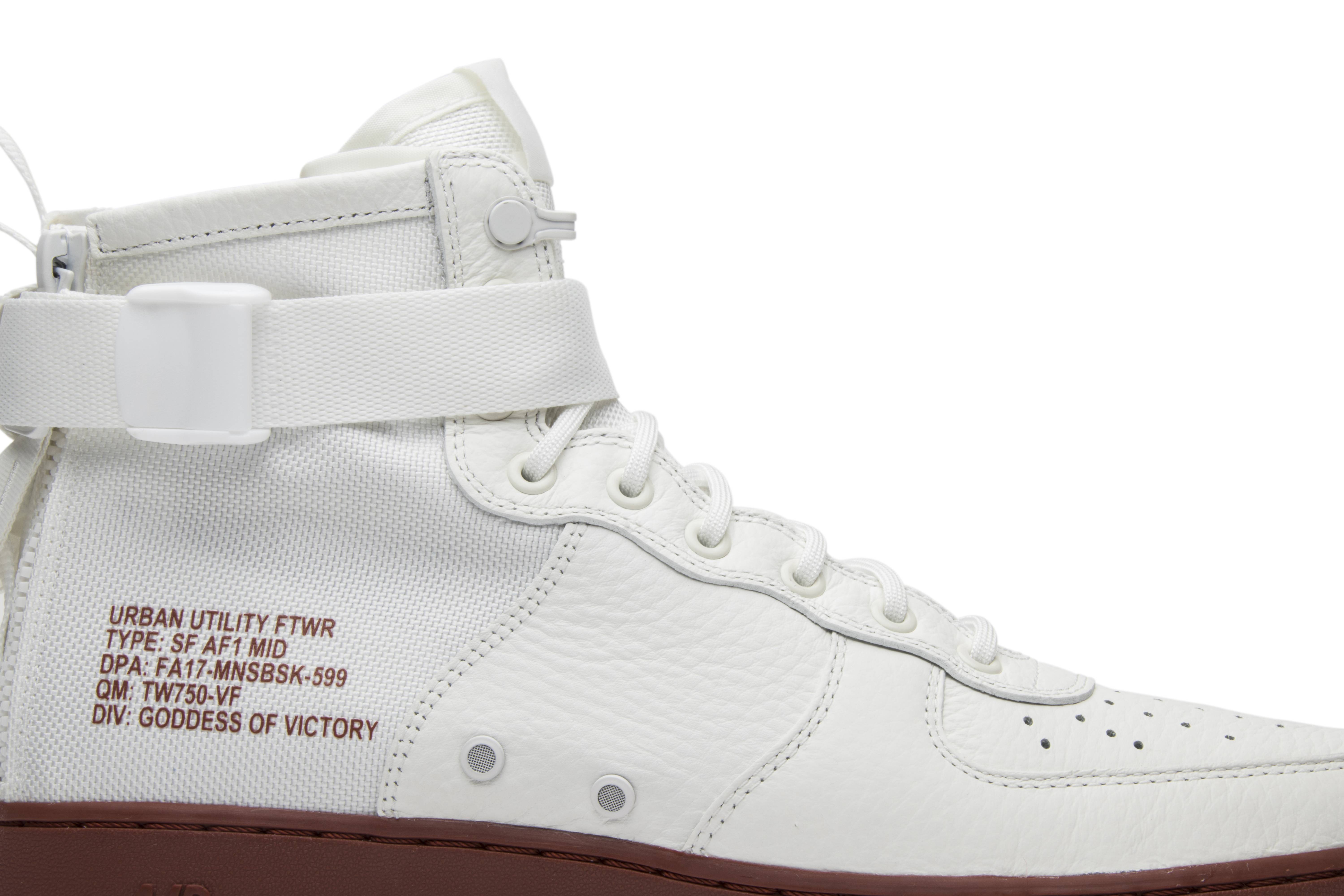 nike sf af1 mid ivory mars