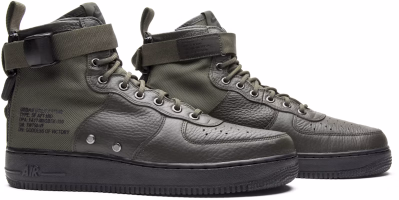 Nike SF Air Force 1 Mid Sequoia 917753-300 Hijau Taktikal Cheap Nike SF Air Force 1 Mid Sequoia 917753-300 Hijau Taktikal