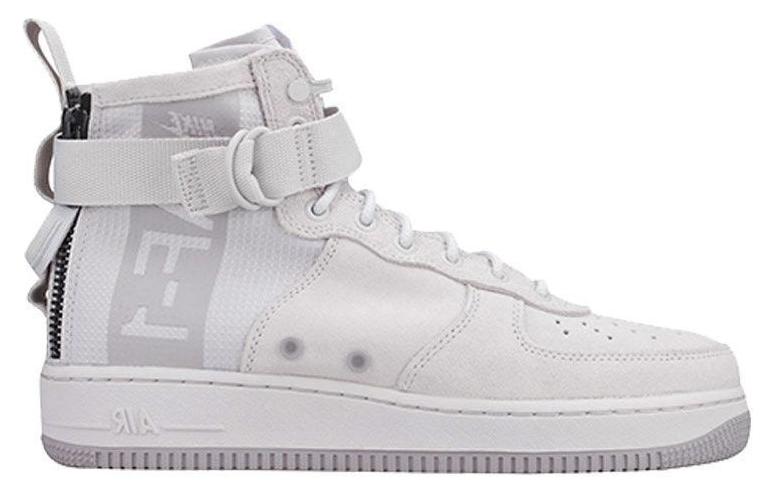 Order 耐克 SF Air Force 1 中帮麂皮 '广域灰' AJ9502-001