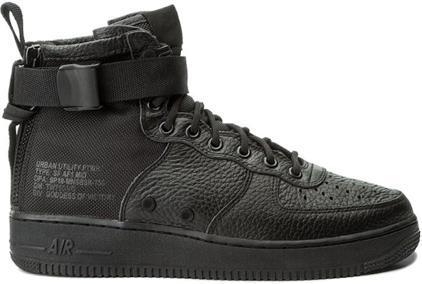 Nike SF Air Force 1 Mid Triple Black 917753-005 Order Nike SF Air Force 1 Mid Triple Black 917753-005