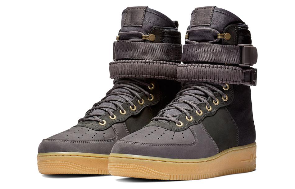 Lookbook Nike SF Air Force 1 Premium 'Sherpa' Lelaki Wanita Sneakers BV0130-001