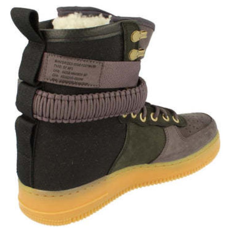 Shop Nike SF Air Force 1 Premium 'Sherpa' Lelaki Wanita Sneakers BV0130-001