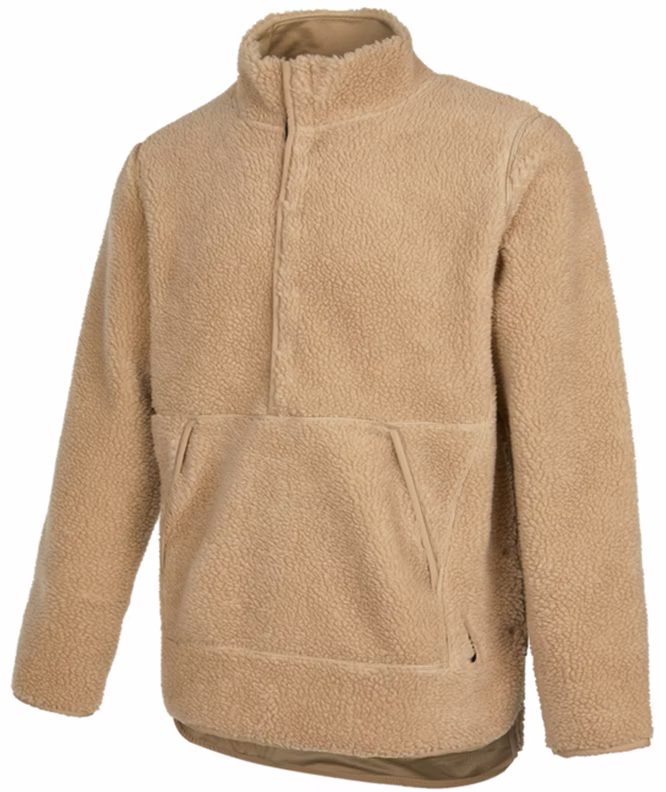 nike-sherpa-fleece-half-zip-pullover-sweatshirt-khaki-dd-2183-247
