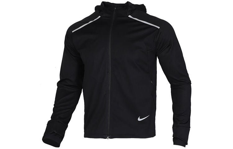 Nike Shield Reflective Double-Zip Hooded Jacket Black Men’s BV4881-010