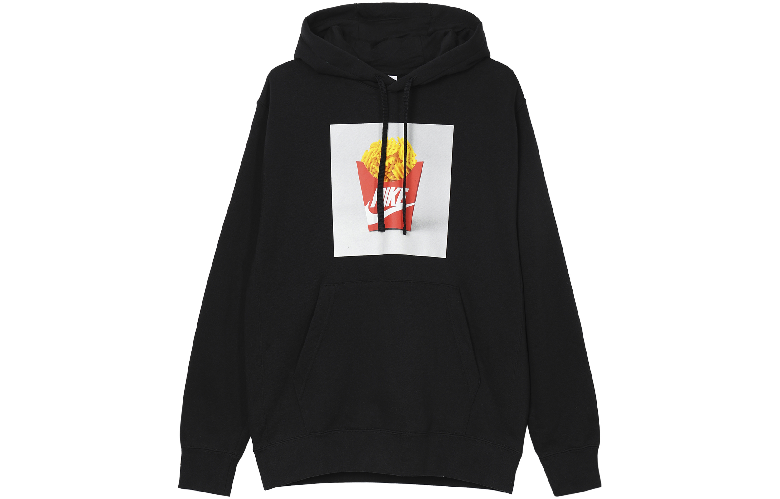 Nike Shoebox Fries Print Pullover Hoodie Black DM2275-010