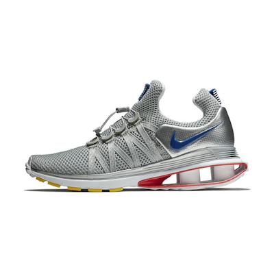 Nike Shox Gravity 'Metallic Silver Siren Red Gym Blue'