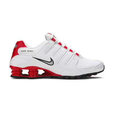 Nike Shox NZ 'White University Red'