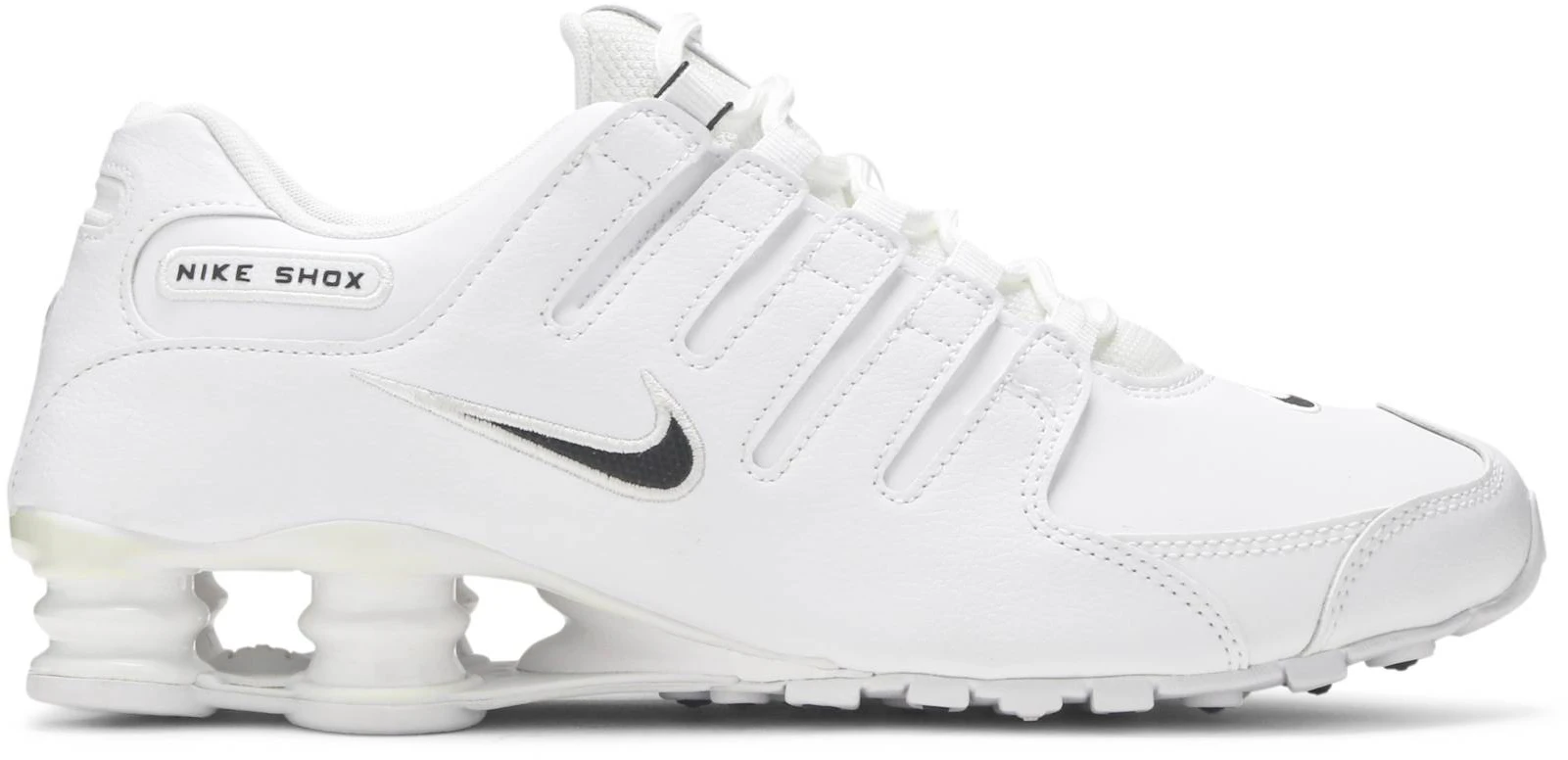 Nike shox nz eu white black best sale