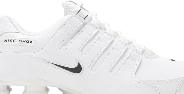 White and 2025 red nike shox