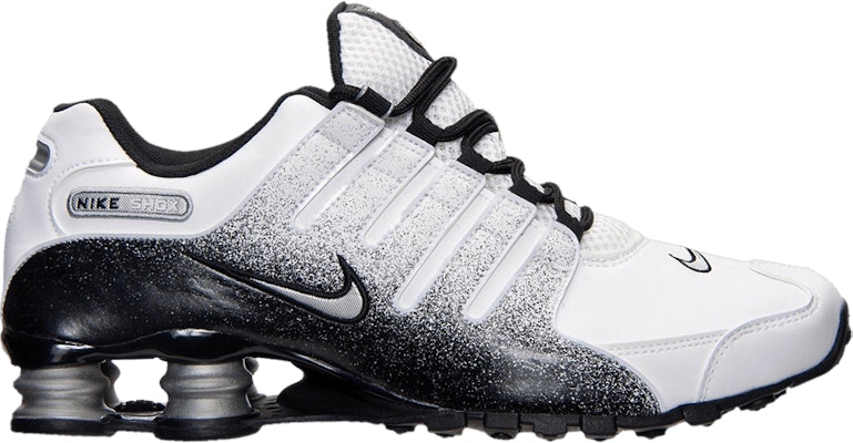 Nike shox nz black white shop