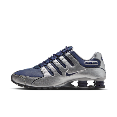 Nike Shox NZ Midnight Navy/Metallic Silver/Black 378341-402