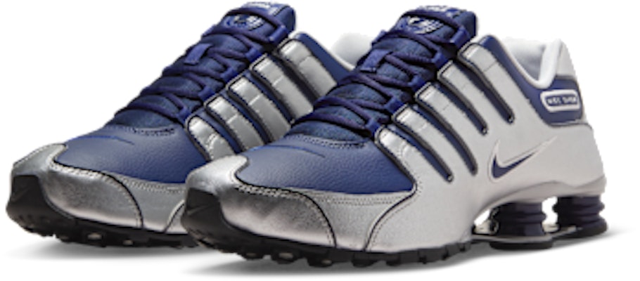 Nike Shox NZ Midnight Navy/Metallic Silver/Black 378341-402 Purchase Nike Shox NZ Midnight Navy/Metallic Silver/Black 378341-402