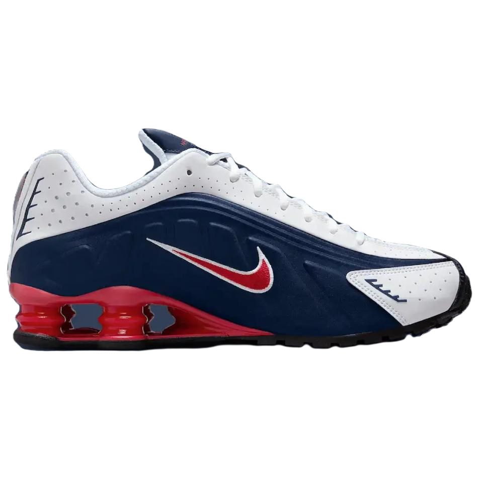 Lookbook Nike Shox R4 2025 '美國配色' HQ1988-400