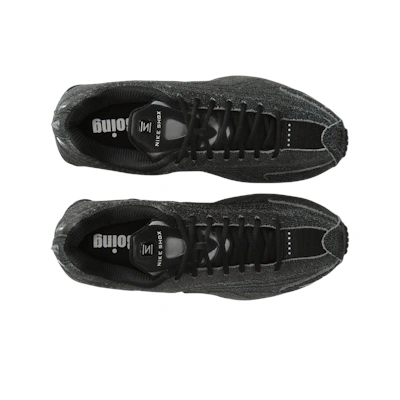 Nike Shox R4 'Black Distressed Leather'