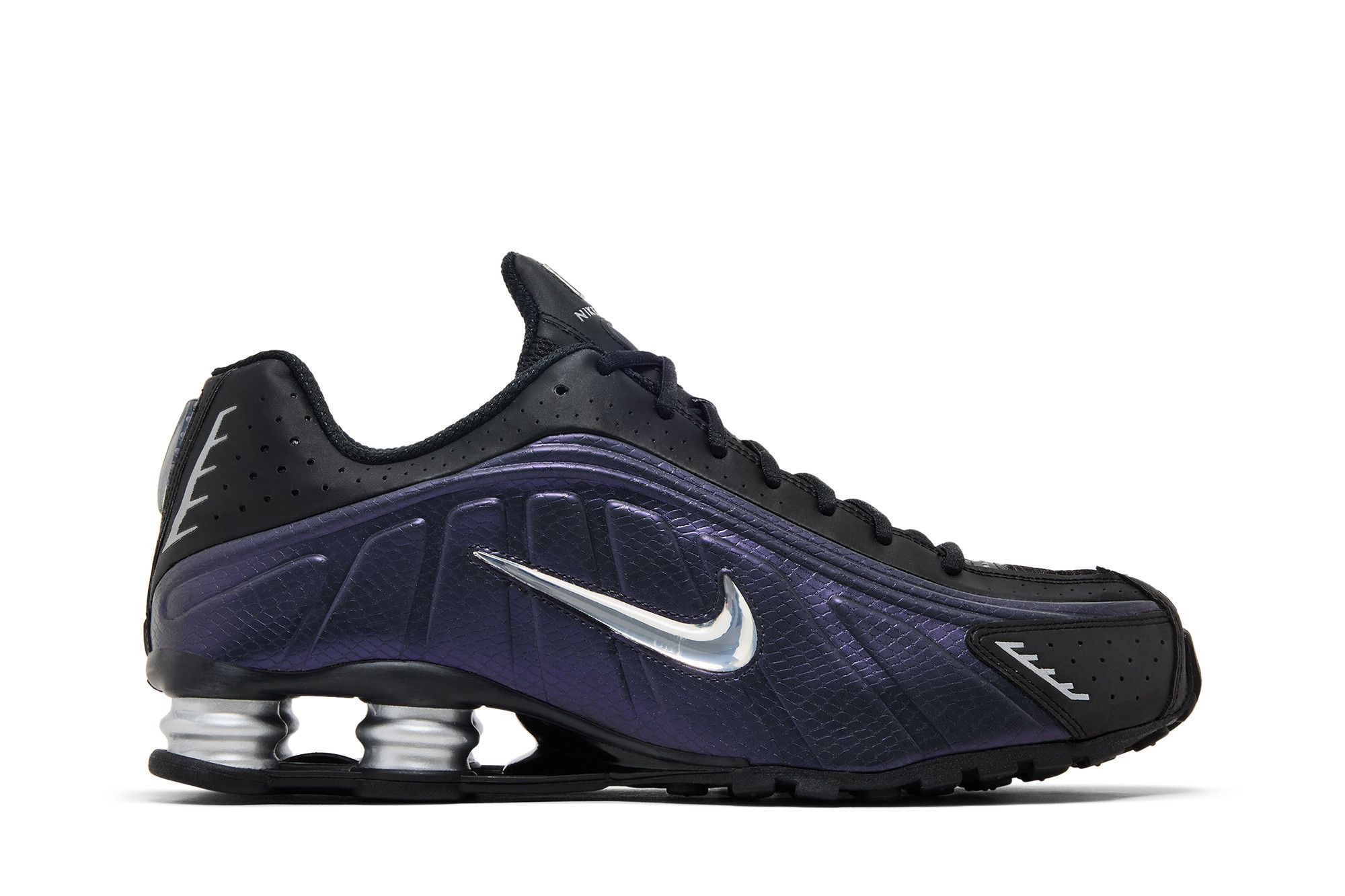 Nike Shox R4 'Black Metallic Silver Purple Dynasty' IO4546-002