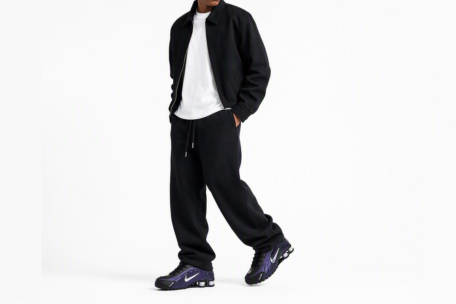 Order Nike Shox R4 黑銀紫王朝 IO4546-002