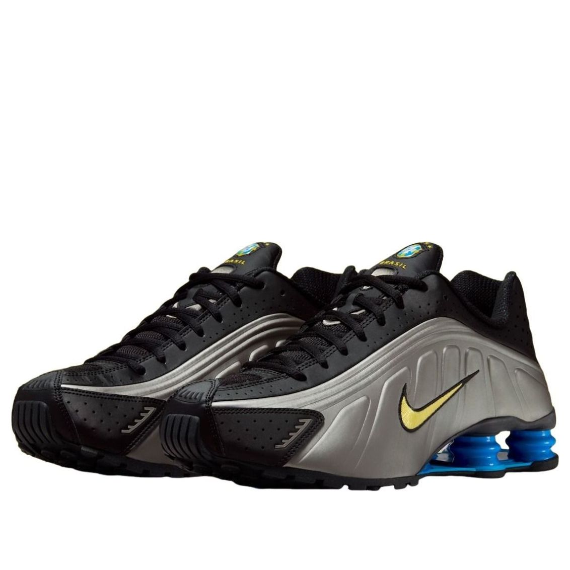 Order Nike Shox R4 ''Brazil'' - Kasut Ikonik Nike Shox Warna Inspirasi Brazil IO8134-001