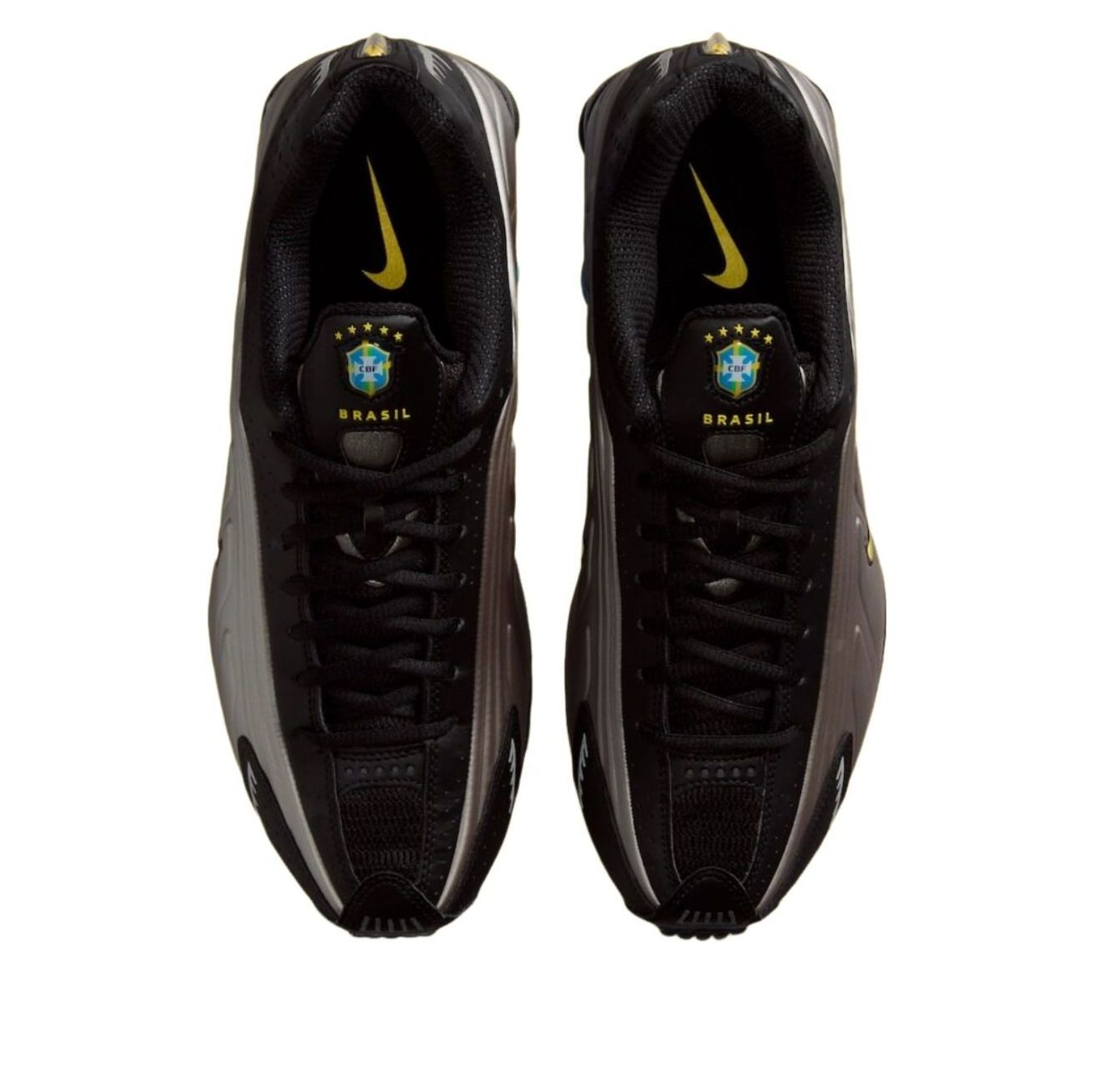 Lookbook Nike Shox R4 ''Brazil'' - Kasut Ikonik Nike Shox Warna Inspirasi Brazil IO8134-001
