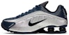 Nike Shox R4 'Midnight Navy' Lelaki Wanita Kasut Sukan 104265-405