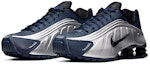 Lookbook Nike Shox R4 'Midnight Navy' Lelaki Wanita Kasut Sukan 104265-405