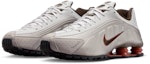 Purchase Nike Shox R4 Zapatillas para Correr Gris/Durazno Polvoriento/Gris/Avellana Oscura HQ1988-010