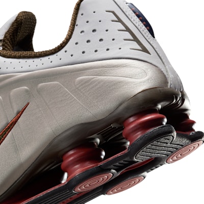 Nike Shox R4 Zapatillas para Correr Gris/Durazno Polvoriento/Gris/Avellana Oscura HQ1988-010 Cheap Nike Shox R4 Zapatillas para Correr Gris/Durazno Polvoriento/Gris/Avellana Oscura HQ1988-010