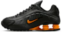 Buy (JR) Nike Shox R4 黑色/金屬深灰/亮橙 CW2626-007