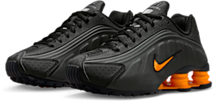 (JR) Nike Shox R4 黑色/金屬深灰/亮橙 CW2626-007 Purchase (JR) Nike Shox R4 黑色/金屬深灰/亮橙 CW2626-007