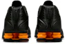 Details for (JR) Nike Shox R4 黑色/金屬深灰/亮橙 CW2626-007