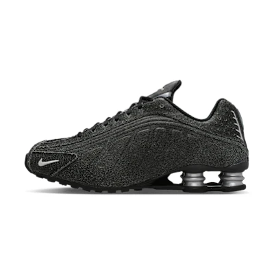 Nike Shox R4 Black/Light Smoke Grey/Metallic Silver/Sail
