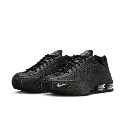 Purchase Nike Shox R4 Hitam/Kelabu Asap Cerah/Perak Metalik/Sail IO4544-002