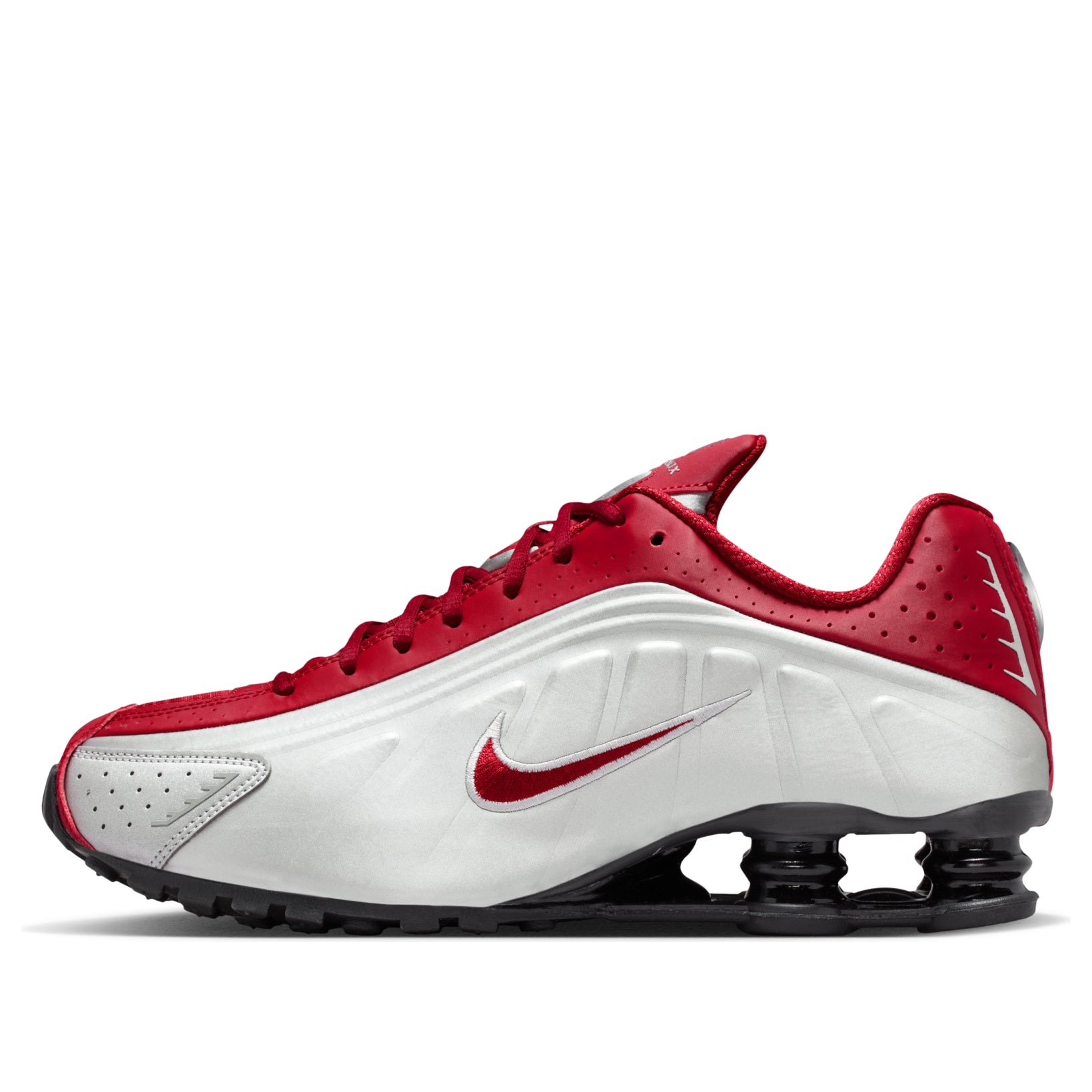 Nike Shox R4 Metallic Silver Black Crimson HQ1988-009