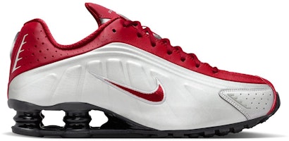 Nike Shox R4 Metallic Silver Black Crimson HQ1988-009 Nike Shox R4 Metallic Silver Black Crimson HQ1988-009