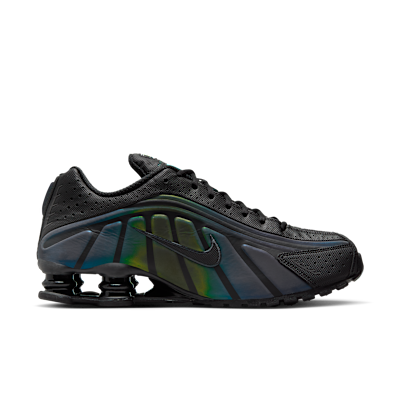 Shop Nike Shox R4 SE Sneakers Black/Seaweed/Light Lemon Twist/Black IM6596-001