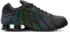 Shop Nike Shox R4 SE Sneakers Black/Seaweed/Light Lemon Twist/Black IM6596-001