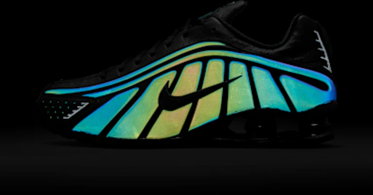 Nike Shox R4 SE Sneakers Black/Seaweed/Light Lemon Twist/Black IM6596-001 2