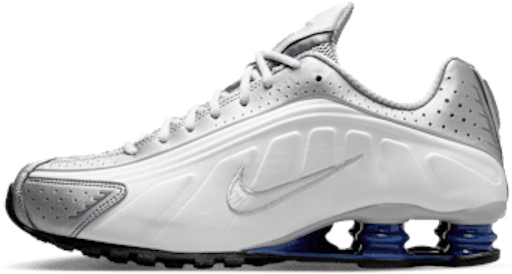 Nike Shox R4 White/Metallic Silver/Deep Royal Blue/White HQ1988-102 Buy Nike Shox R4 White/Metallic Silver/Deep Royal Blue/White HQ1988-102