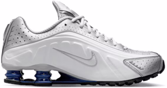 耐克 Shox R4 白色/金属银/深皇家蓝/白色 HQ1988-102 Lookbook 耐克 Shox R4 白色/金属银/深皇家蓝/白色 HQ1988-102