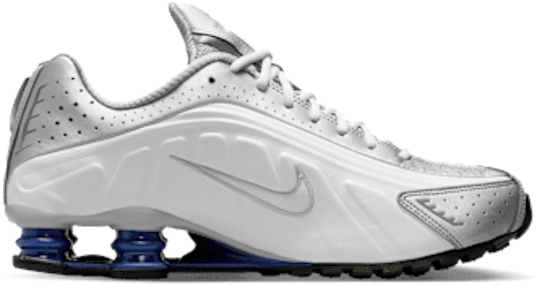 Nike Shox R4 White/Metallic Silver/Deep Royal Blue/White HQ1988-102 Lookbook Nike Shox R4 White/Metallic Silver/Deep Royal Blue/White HQ1988-102