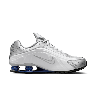 Shop Nike Shox R4 白/金屬銀/深皇家藍/白 HQ1988-102